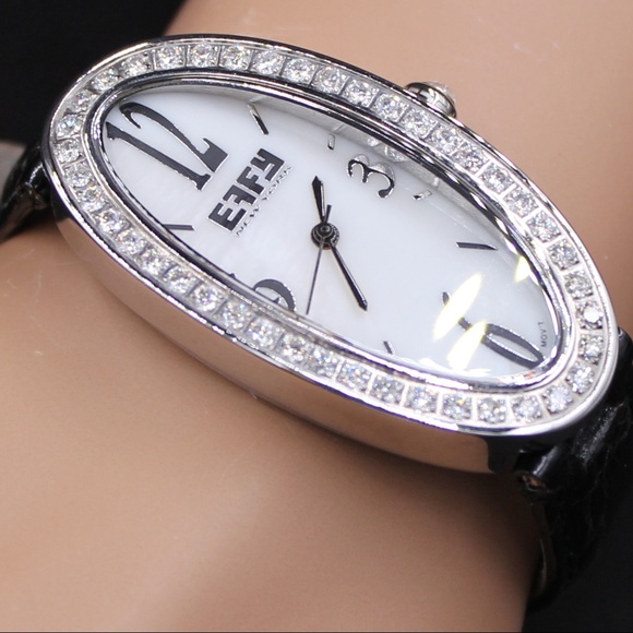 White 1.62 Ct Of Diamonds Unisex Luxury New Watch main image 7